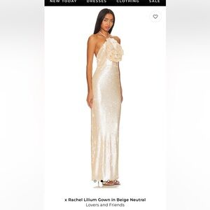 Revolve Lovers and Friends x Rachel Lilium Gown XXS